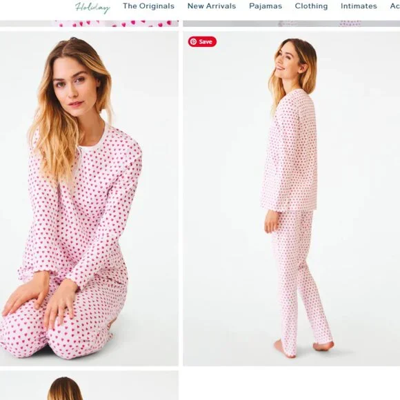 Roller Rabbit 100% Cotton Henley Pajamas NWT MSRP $138 NWT Size Small - Picture 5 of 5